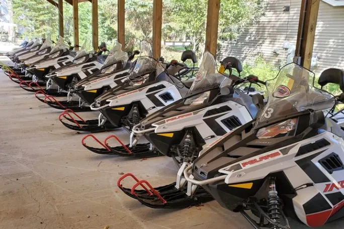a group of parked cars