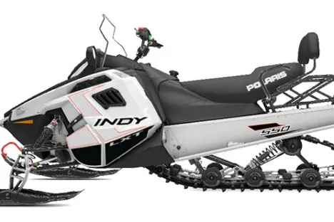 a plane sitting on top of a snow covered slope